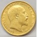 AUSTRALIA 1908 . HALF 1/2 SOVEREIGN . SYDNEY . GOLD